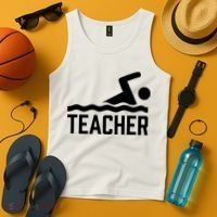 Swimming Teacher Trainer Swimmer Instructor Coach Tank Top thumb 4
