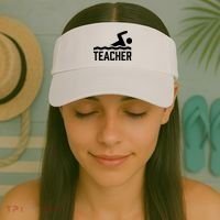 Swimming Teacher Trainer Swimmer Instructor Coach Visor thumb 2