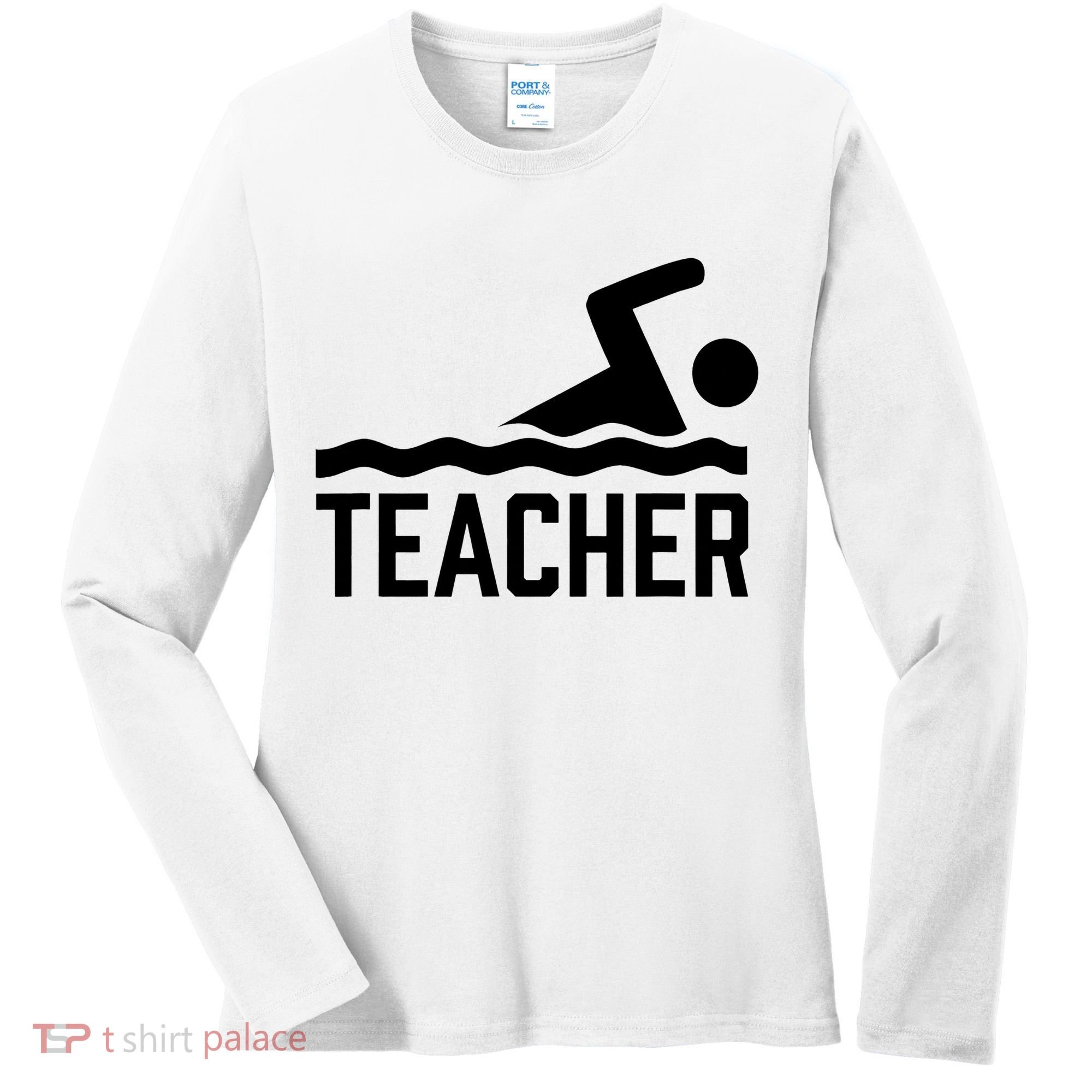Swimming Teacher Trainer Swimmer Instructor Coach Women's Long Sleeve Shirt