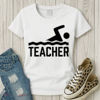 Swimming Teacher Trainer Swimmer Instructor Coach Women's T-Shirt thumb 3