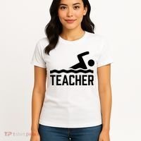 Swimming Teacher Trainer Swimmer Instructor Coach Women's T-Shirt thumb 4