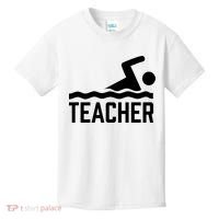 Swimming Teacher Trainer Swimmer Instructor Coach Kids T-Shirt thumb 0