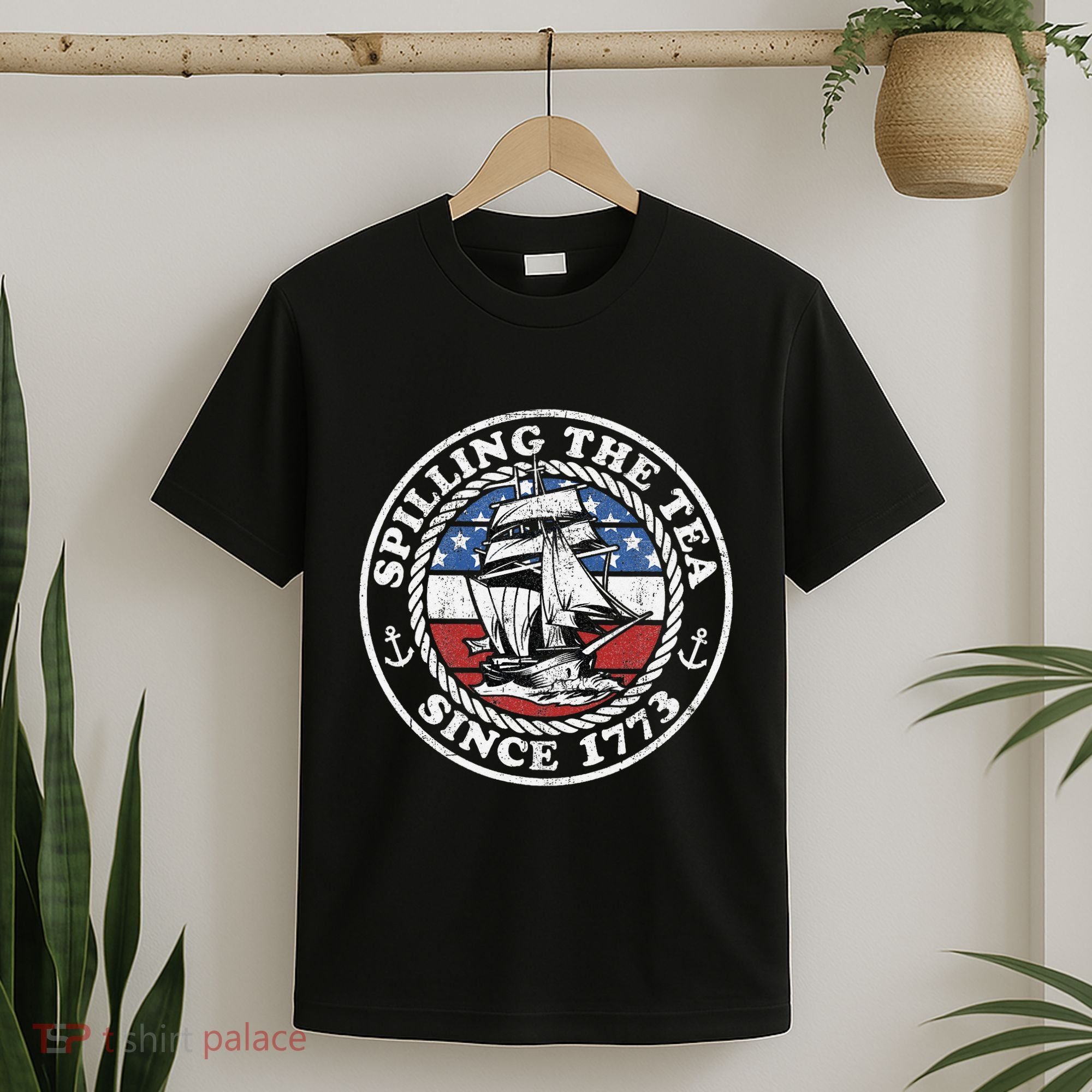 Spilling The Tea Since 1773 Funny US History Teacher Boston T-Shirt
