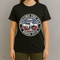 Spilling The Tea Since 1773 Funny US History Teacher Boston T-Shirt thumb 4