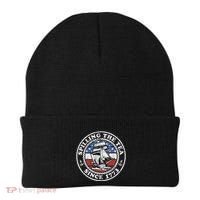 Spilling The Tea Since 1773 Funny US History Teacher Boston Beanie thumb 0