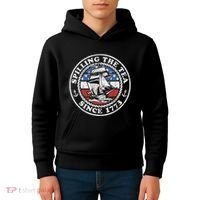 Spilling The Tea Since 1773 Funny US History Teacher Boston Kids Hoodie thumb 4