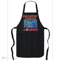 Sweatin To The Oldies Retro Boombox Apron thumb 0