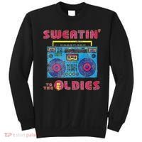 Sweatin To The Oldies Retro Boombox Sweatshirt thumb 0