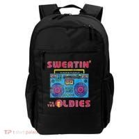 Sweatin To The Oldies Retro Boombox Backpack thumb 0