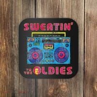 Sweatin To The Oldies Retro Boombox Coaster thumb 0
