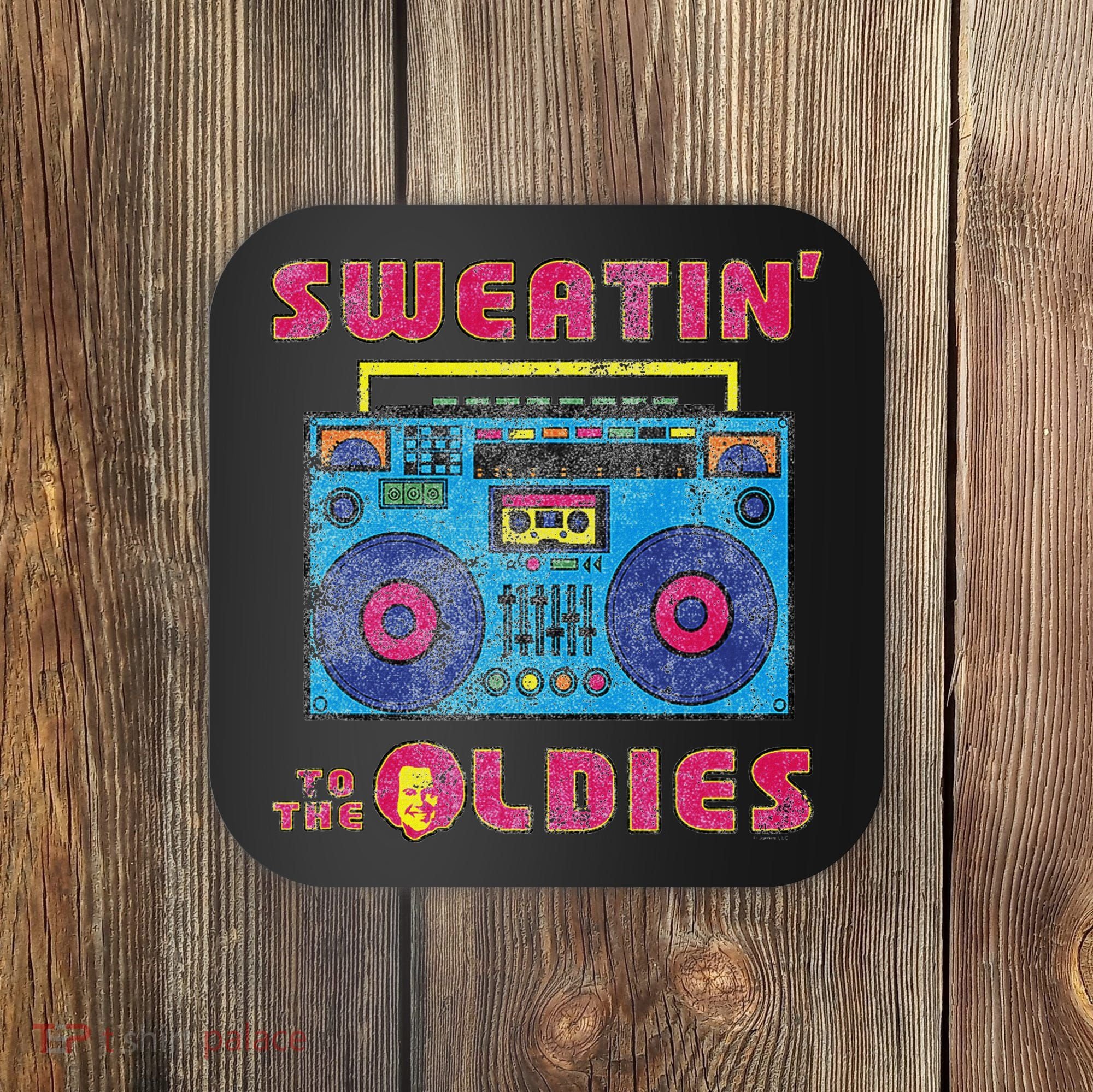 Sweatin To The Oldies Retro Boombox Coaster
