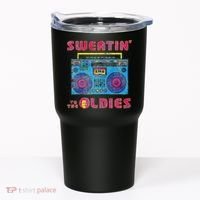Sweatin To The Oldies Retro Boombox Tumbler thumb 0