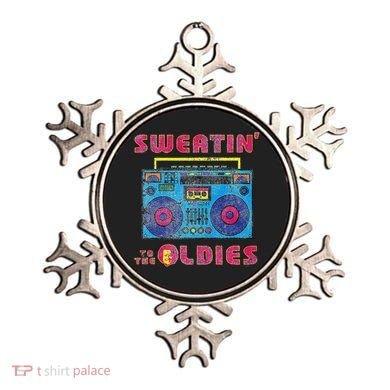 Sweatin To The Oldies Retro Boombox Ornament