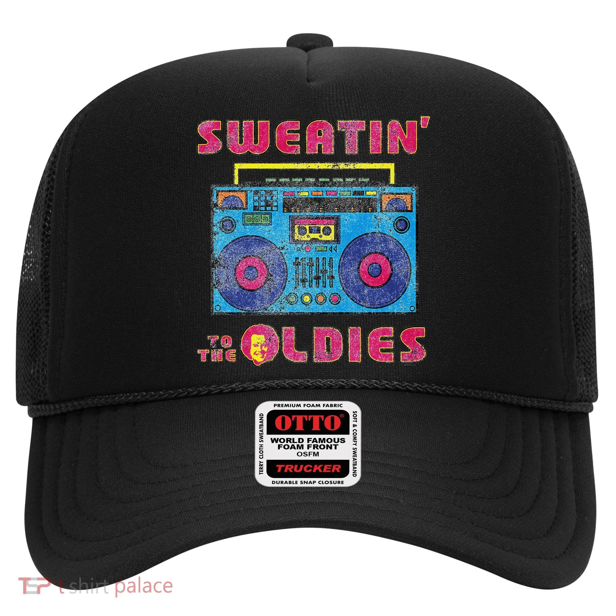 Sweatin To The Oldies Retro Boombox Hat