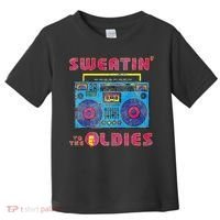 Sweatin To The Oldies Retro Boombox Toddler T-Shirt thumb 0