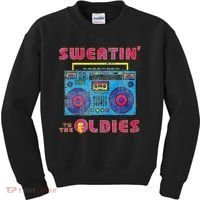 Sweatin To The Oldies Retro Boombox Kids Sweatshirt thumb 0