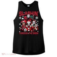 Slasin Through The Snow Series Xmas Horror Christmas Merry Creep Ladies PosiCharge Tri-Blend Wicking Tank thumb 0
