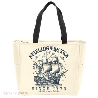 Spilling The Tea Since 1773 Tote Bag