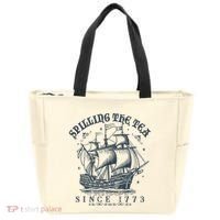 Spilling The Tea Since 1773 Tote Bag thumb 0