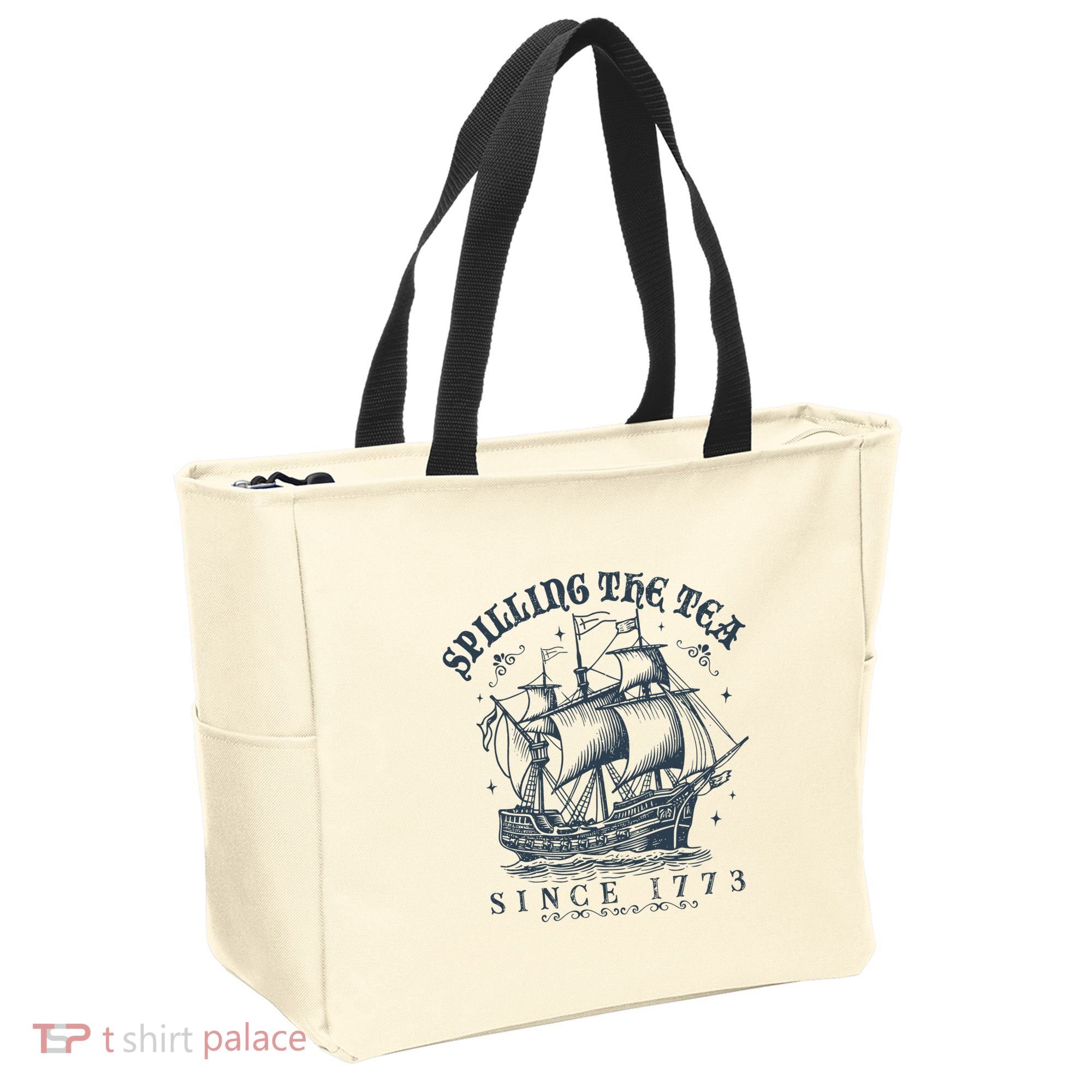 Spilling The Tea Since 1773 Tote Bag