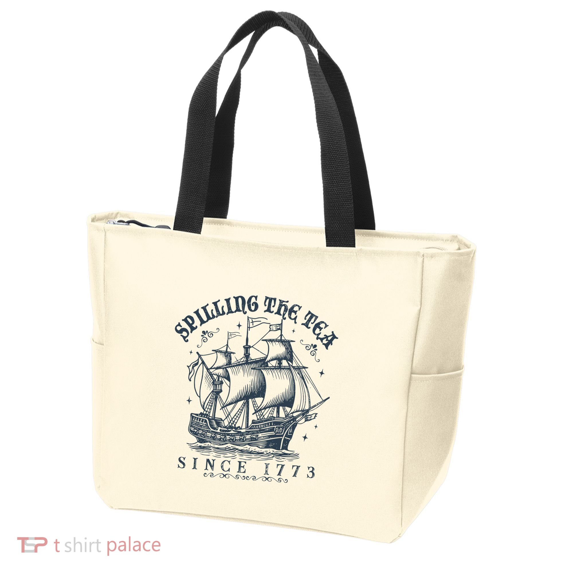 Spilling The Tea Since 1773 Tote Bag