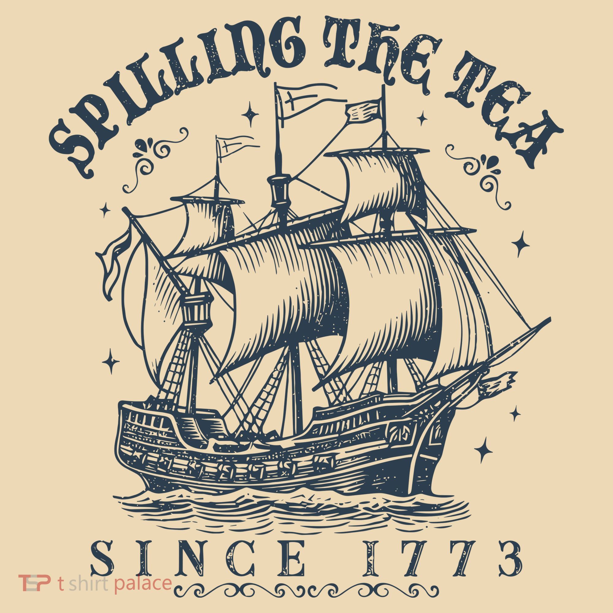 Spilling The Tea Since 1773 Tote Bag