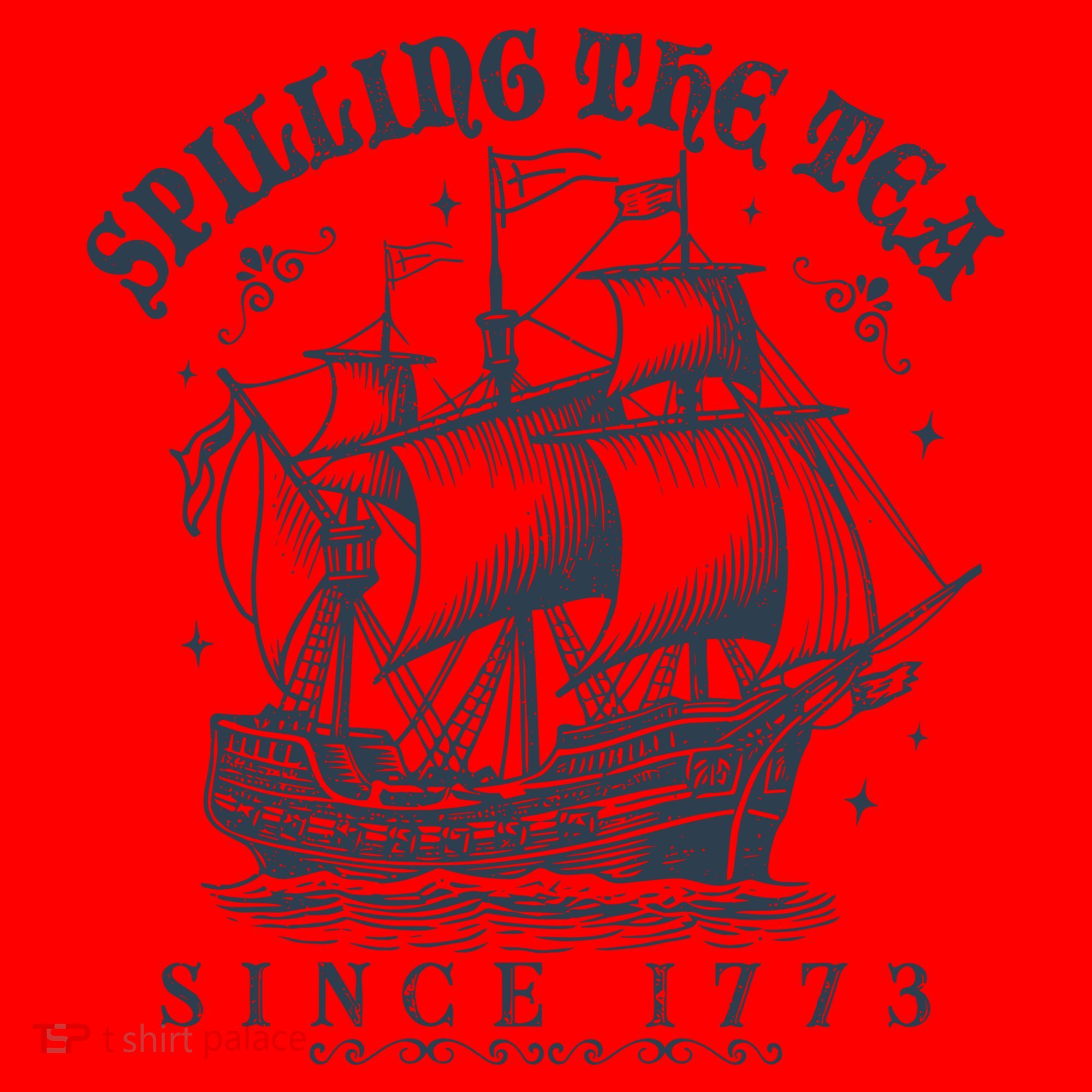 Spilling The Tea Since 1773 Santa Hat