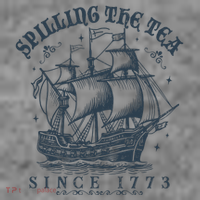 Spilling The Tea Since 1773 Toddler Hoodie thumb 2
