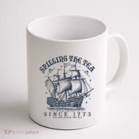 Spilling The Tea Since 1773 Coffee Mug thumb 1