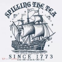 Spilling The Tea Since 1773 Women's Hoodie thumb 2