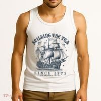 Spilling The Tea Since 1773 Tank Top thumb 3