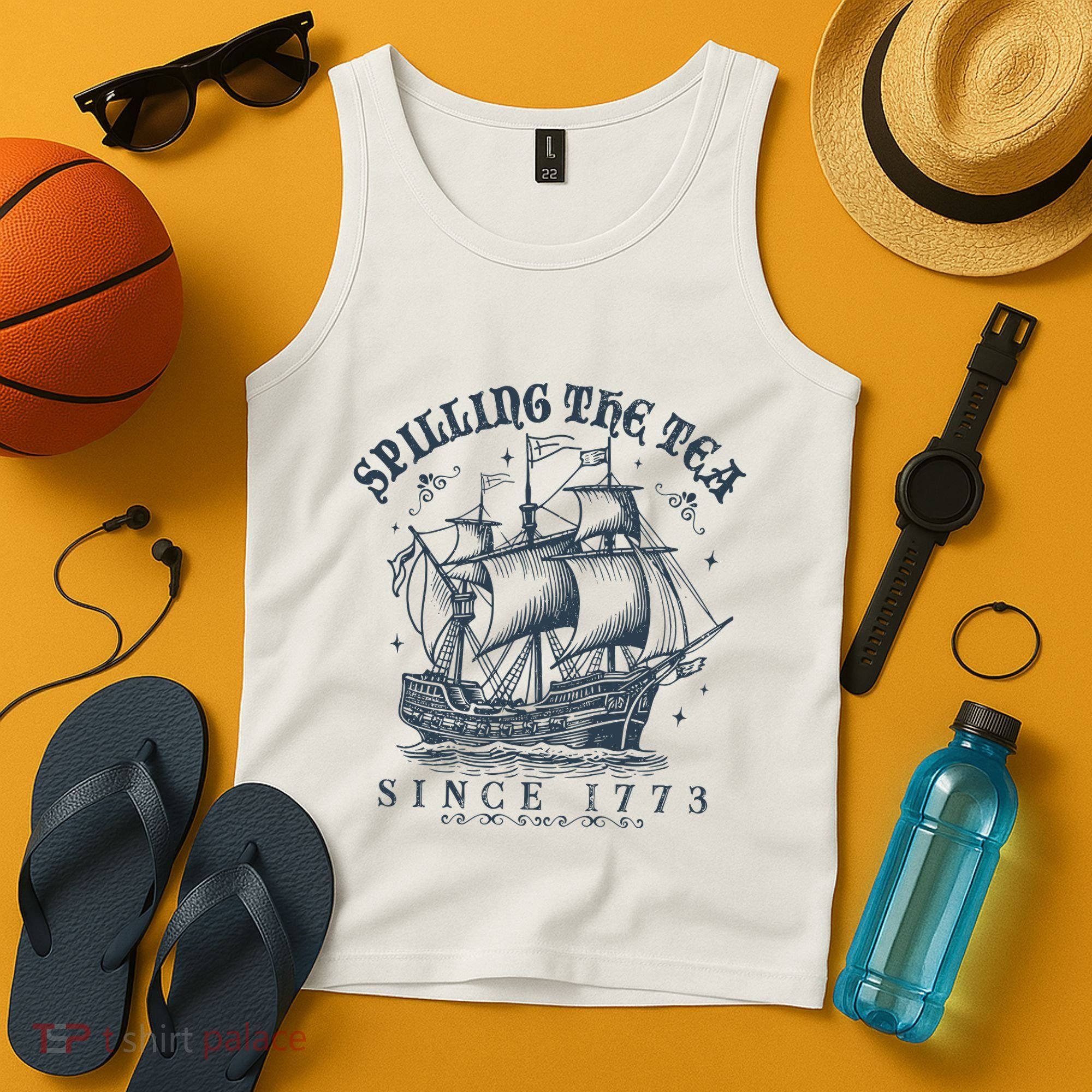 Spilling The Tea Since 1773 Tank Top