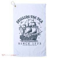 Spilling The Tea Since 1773 Golf Towel thumb 0