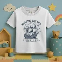 Spilling The Tea Since 1773 Toddler T-Shirt thumb 3