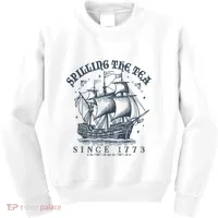 Spilling The Tea Since 1773 Kids Sweatshirt thumb 0