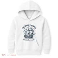 Spilling The Tea Since 1773 Kids Hoodie thumb 0