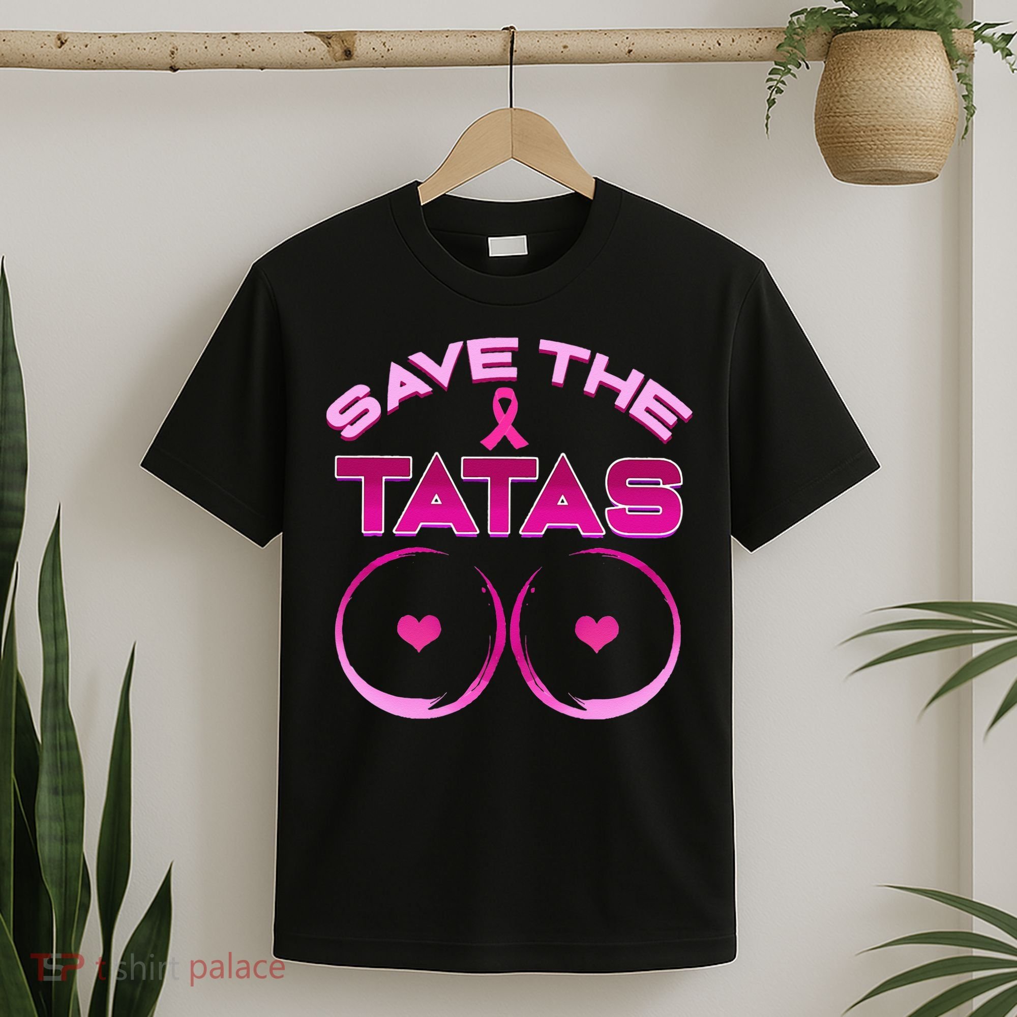 Save The Tatas Pink Ribbon T-Shirt