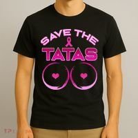 Save The Tatas Pink Ribbon T-Shirt thumb 3