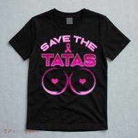 Save The Tatas Pink Ribbon T-Shirt thumb 5