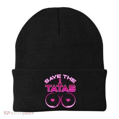 Save The Tatas Pink Ribbon Beanie