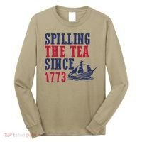 Spilling The Tea Since 1773 Long Sleeve Shirt thumb 0