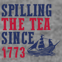 Spilling The Tea Since 1773 Toddler Hoodie thumb 2