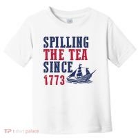 Spilling The Tea Since 1773 Toddler T-Shirt thumb 0