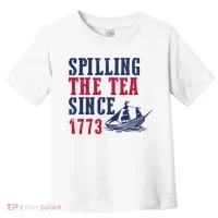Spilling The Tea Since 1773 Toddler T-Shirt thumb 0