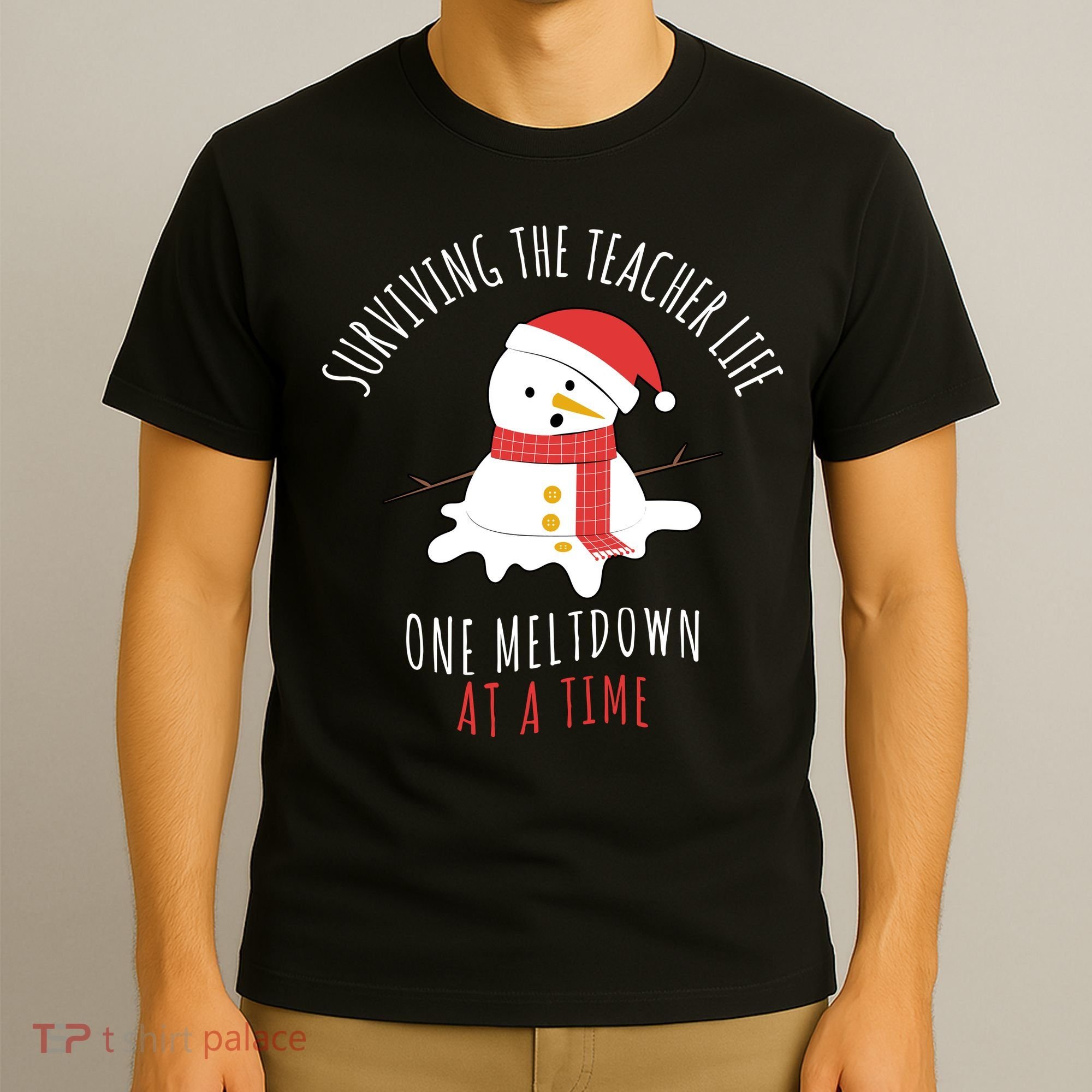 Surviving The Teacher Life One Meltdown At A Time T-Shirt