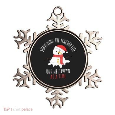 Surviving The Teacher Life One Meltdown At A Time Ornament