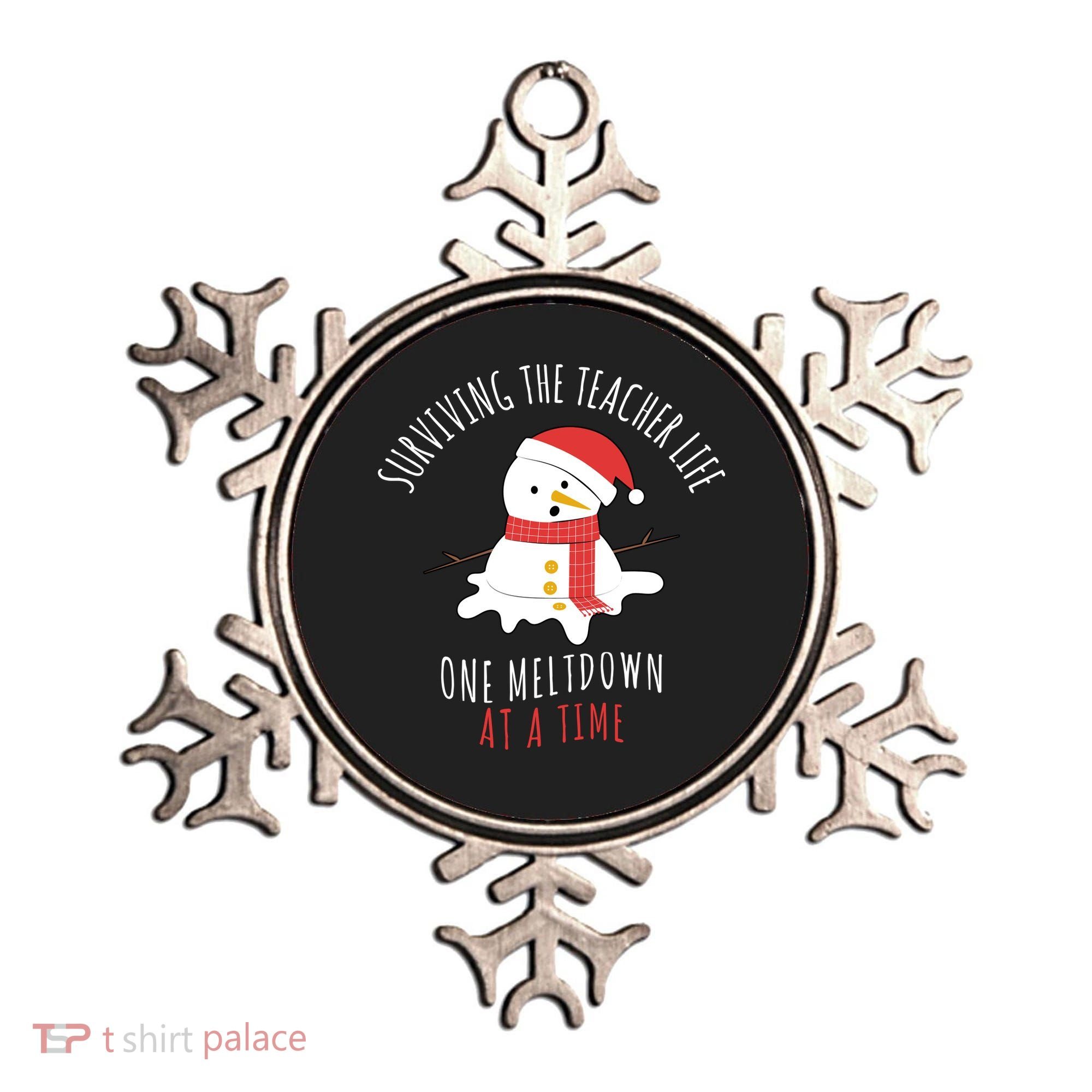 Surviving The Teacher Life One Meltdown At A Time Ornament
