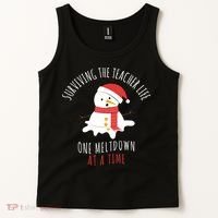 Surviving The Teacher Life One Meltdown At A Time Tank Top thumb 2