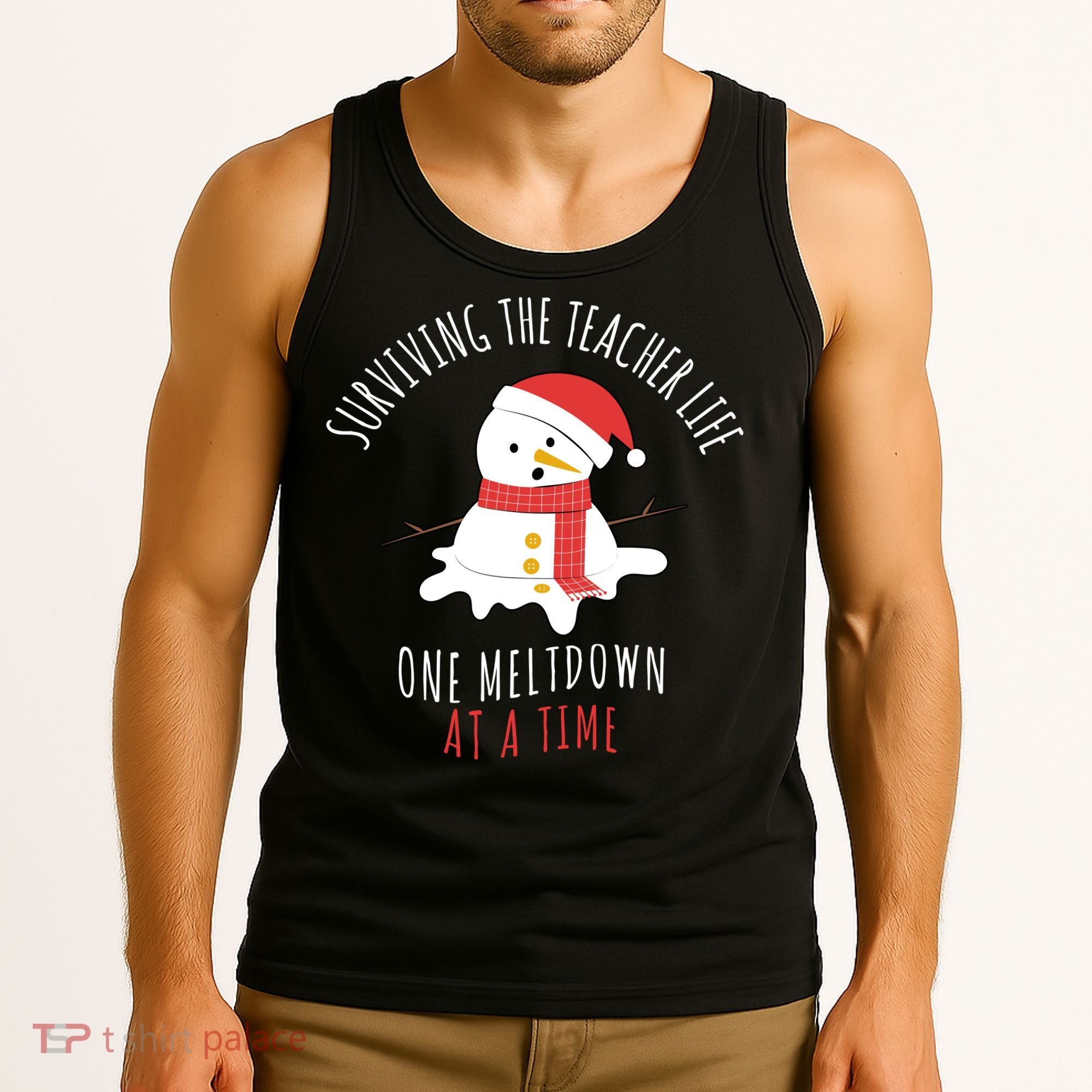 Surviving The Teacher Life One Meltdown At A Time Tank Top