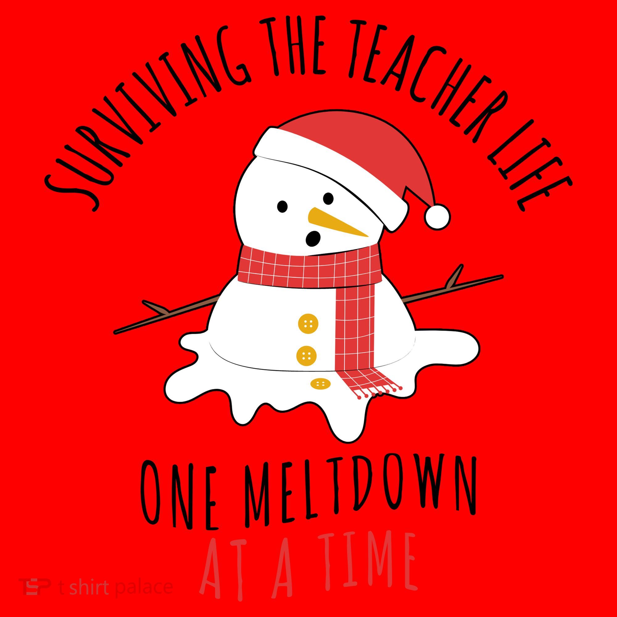 Surviving The Teacher Life One Meltdown At A Time Santa Hat